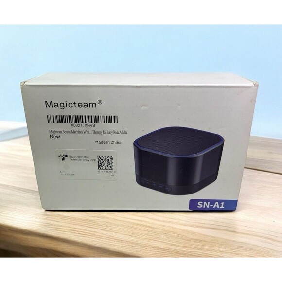 Magic Team Sound Machine White Noise Travel Sound Therapy Non Looping Sleep Aid - Picture 1 of 16